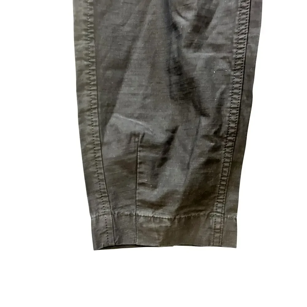 Everlane The Fatigue Barrel Jumpsuit Sleveless Crop Wide Leg Black Women 0 NWT